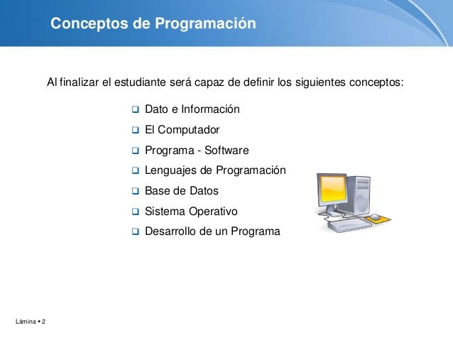 Tutorial conceptos programacion
