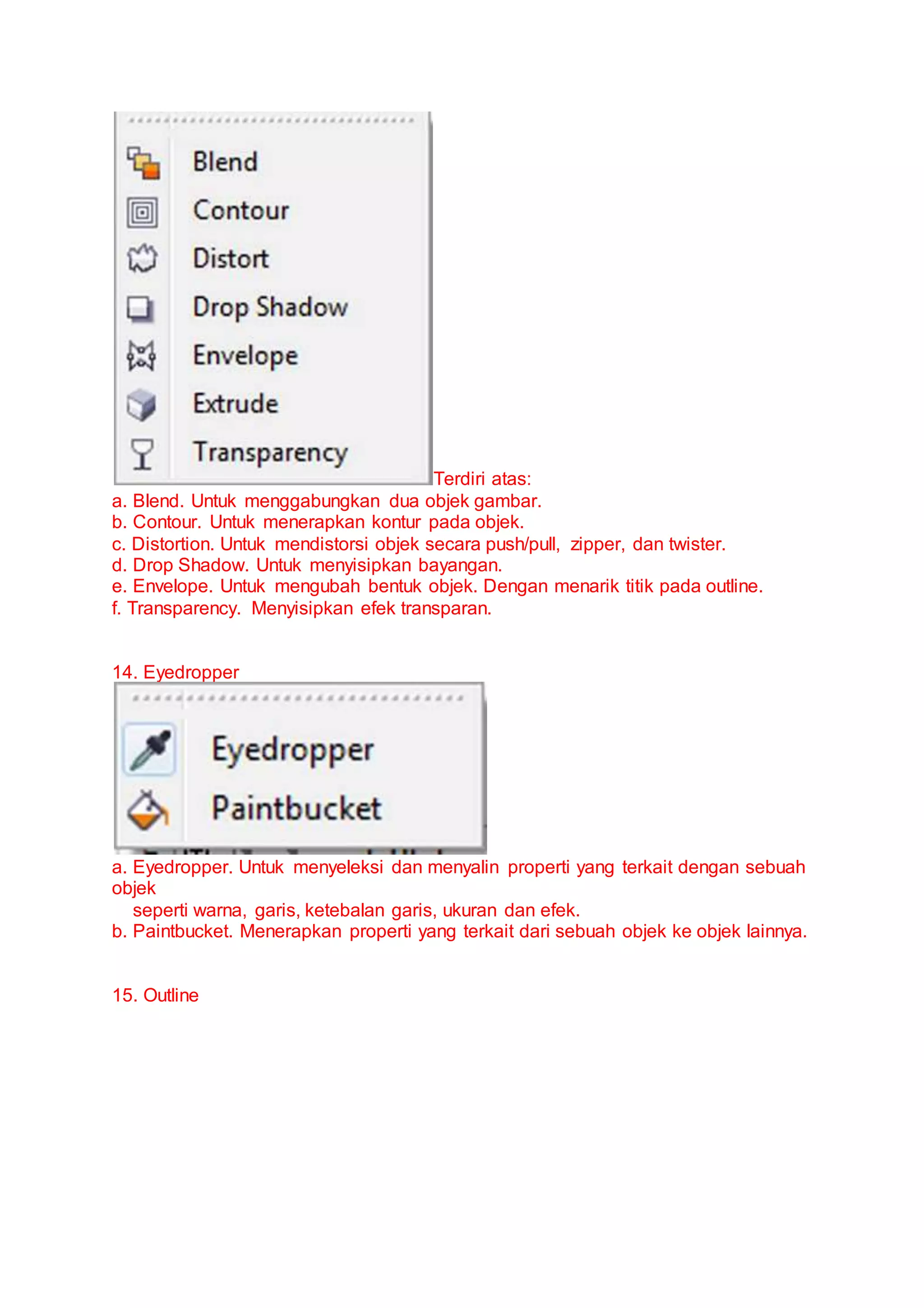 Tutorial coreldraw x4 | DOCX