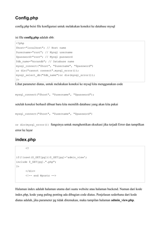 Tutorial crud PHP | PDF