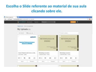 Tutorial da plataforma da unieubra para professores