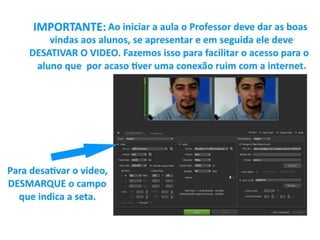 Tutorial da plataforma da unieubra para professores