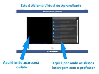Tutorial da plataforma da unieubra para professores