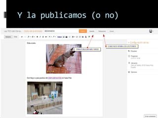 Y la publicamos (o no)