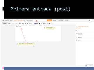Primera entrada (post)