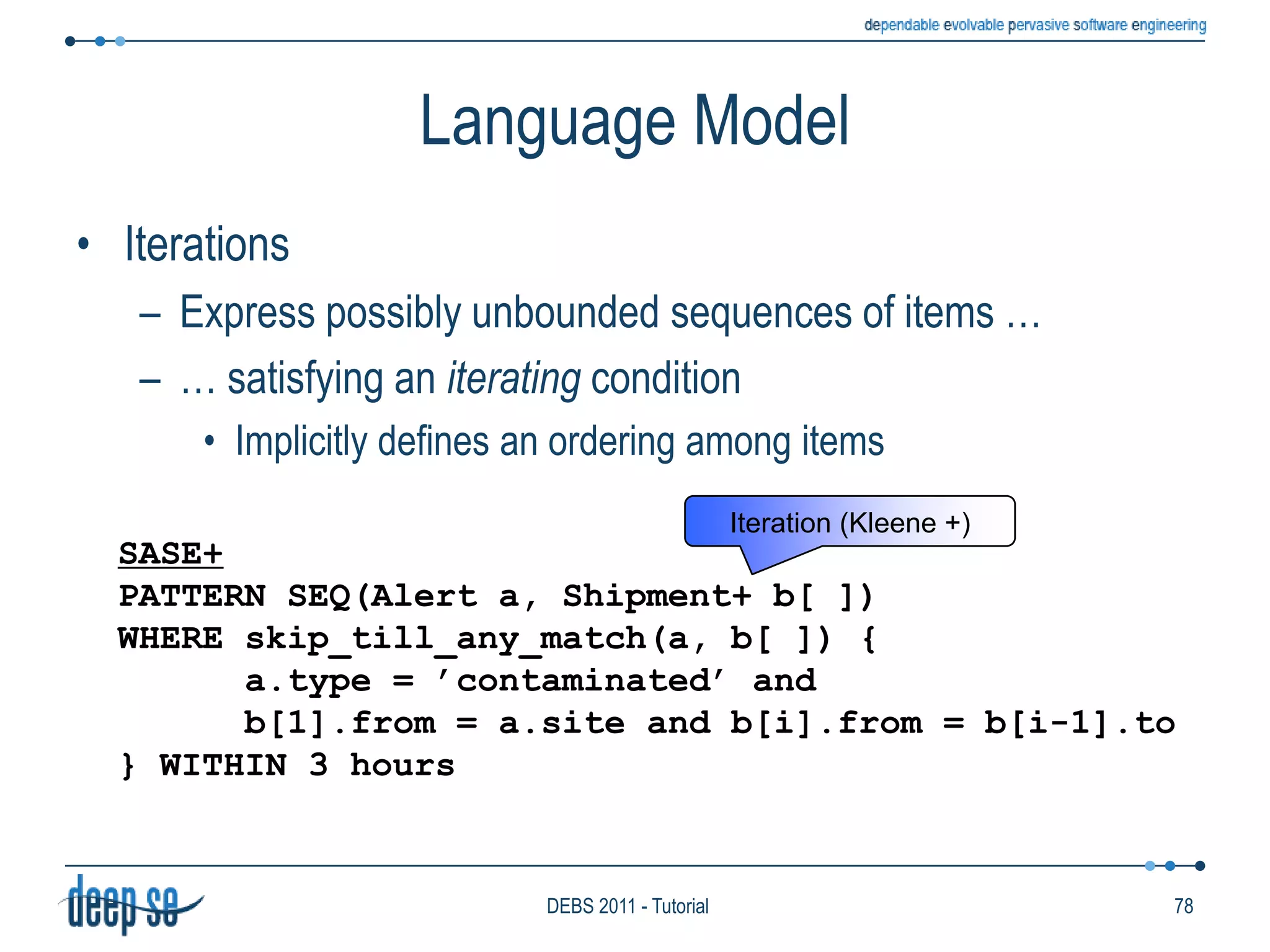 Heterogeneous54DEBS 2011 - Tutorial