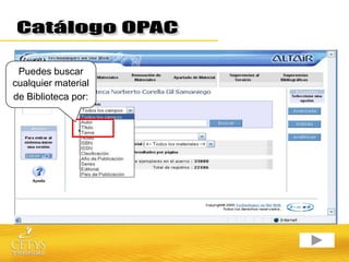 Puedes buscar
cualquier material
de Biblioteca por:
 