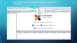 TUTORIAL DE CODEBLOCKS | PPTX