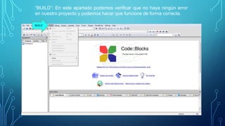 TUTORIAL DE CODEBLOCKS | PPTX