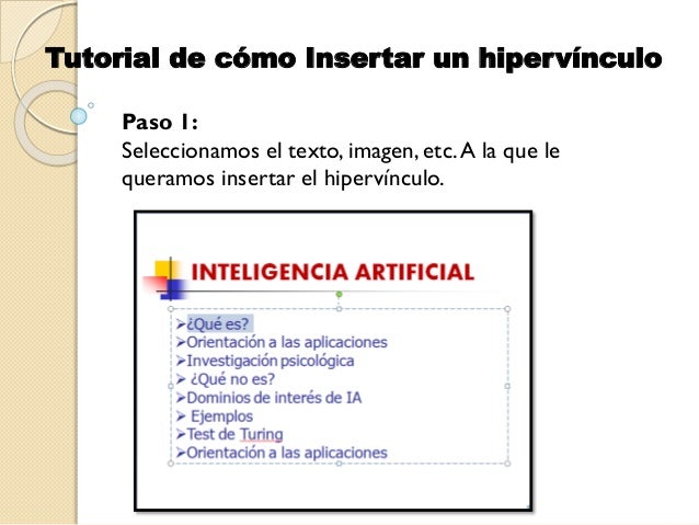 Como Agregar Hipervinculo En Power Point 2007