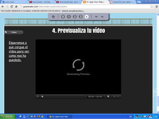 Esperamos a
que cargue el
vídeo para ver
como nos ha
quedado.
 
