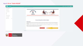 Paso 6: Clic en “ Botón INICIAR”
 