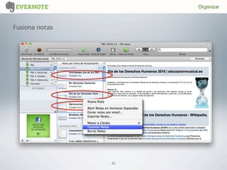 43
Fusiona notas
Organizar
 