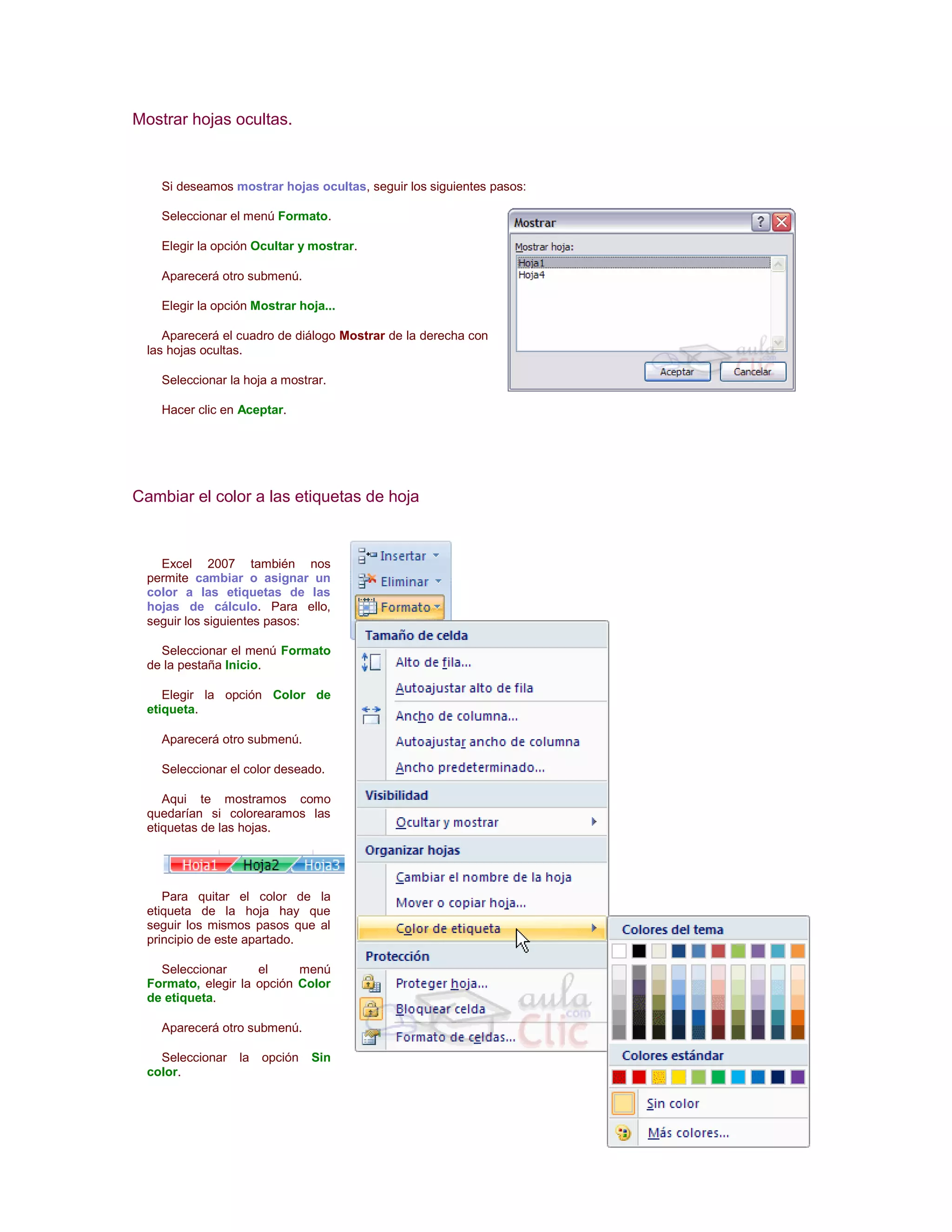Tutorial de excel 2007