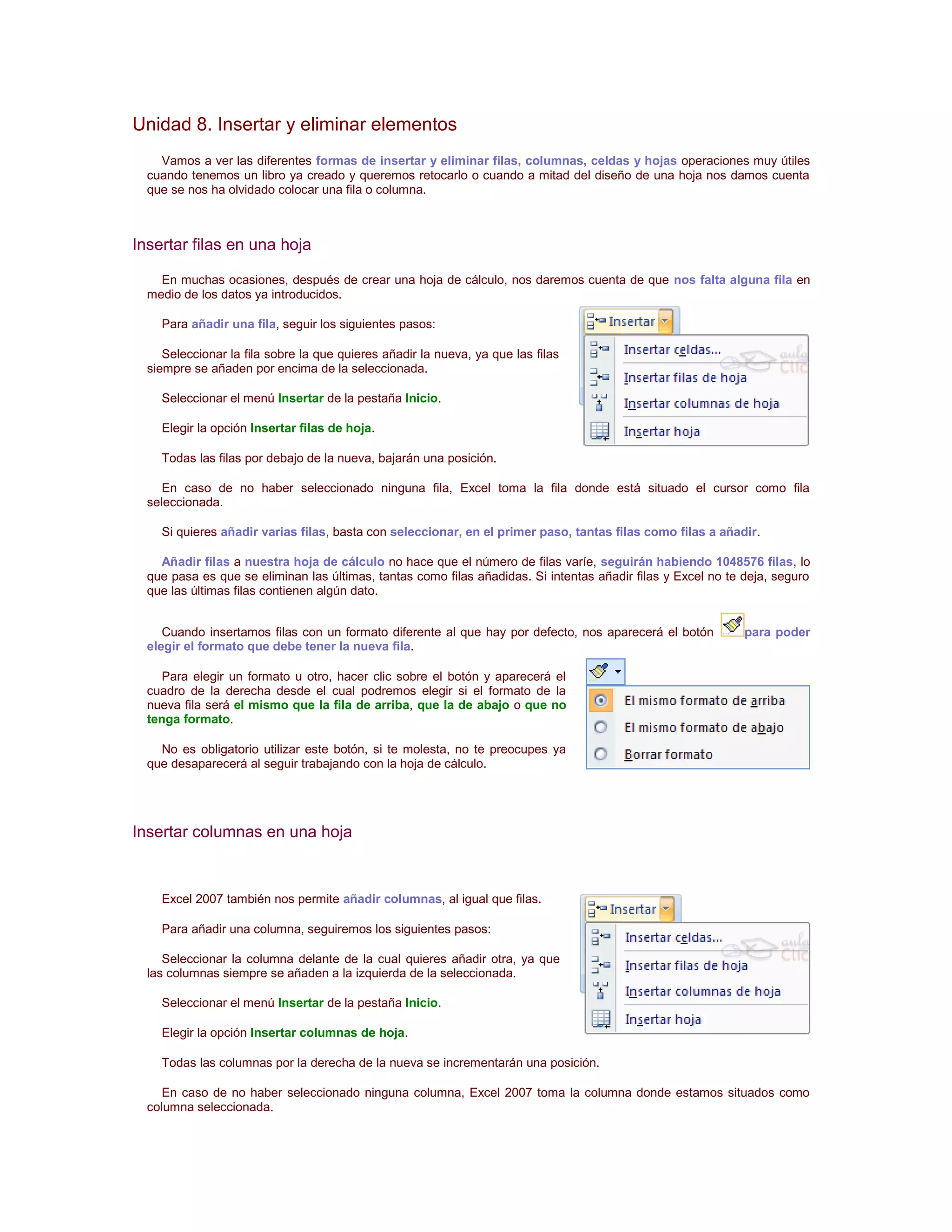 Tutorial de excel 2007