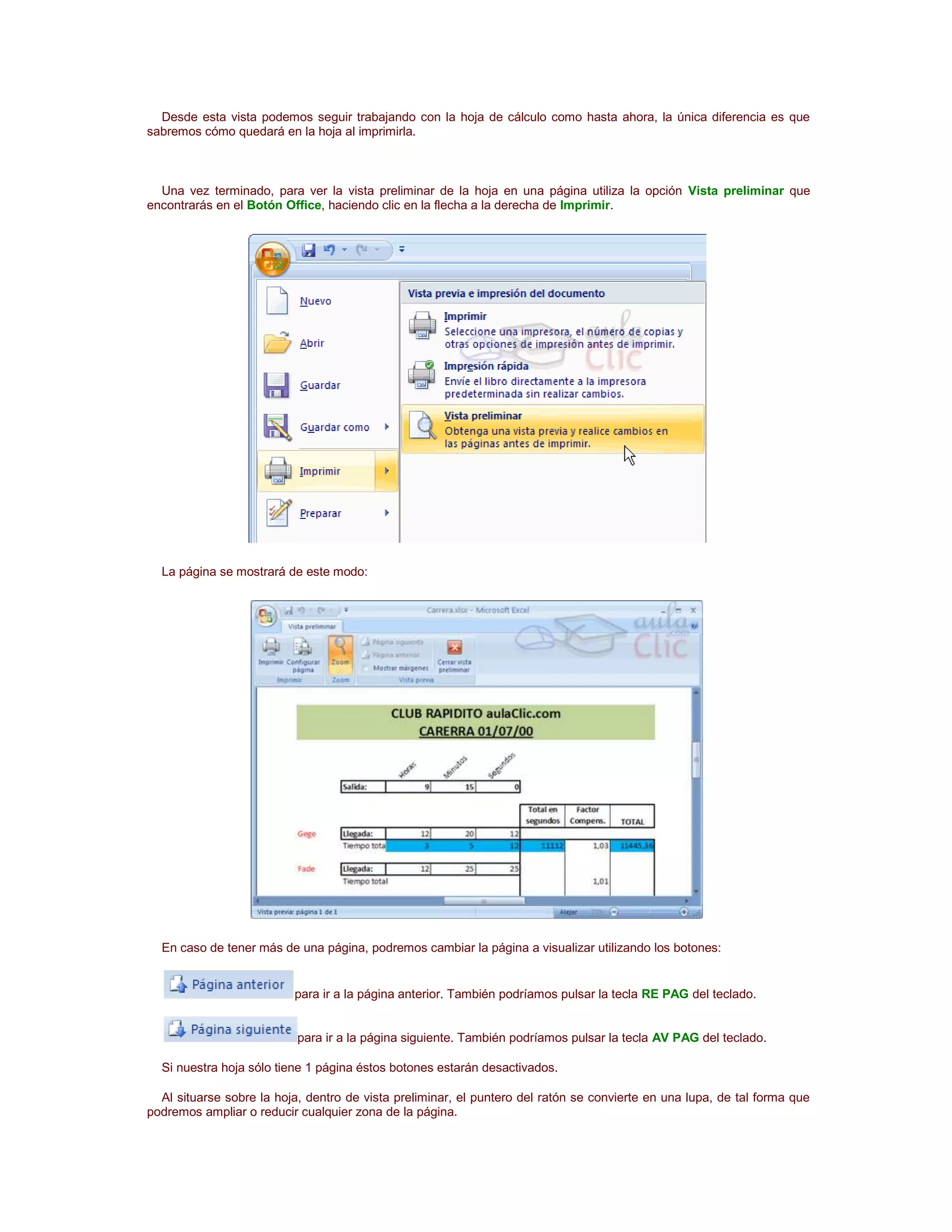 Tutorial de excel 2007