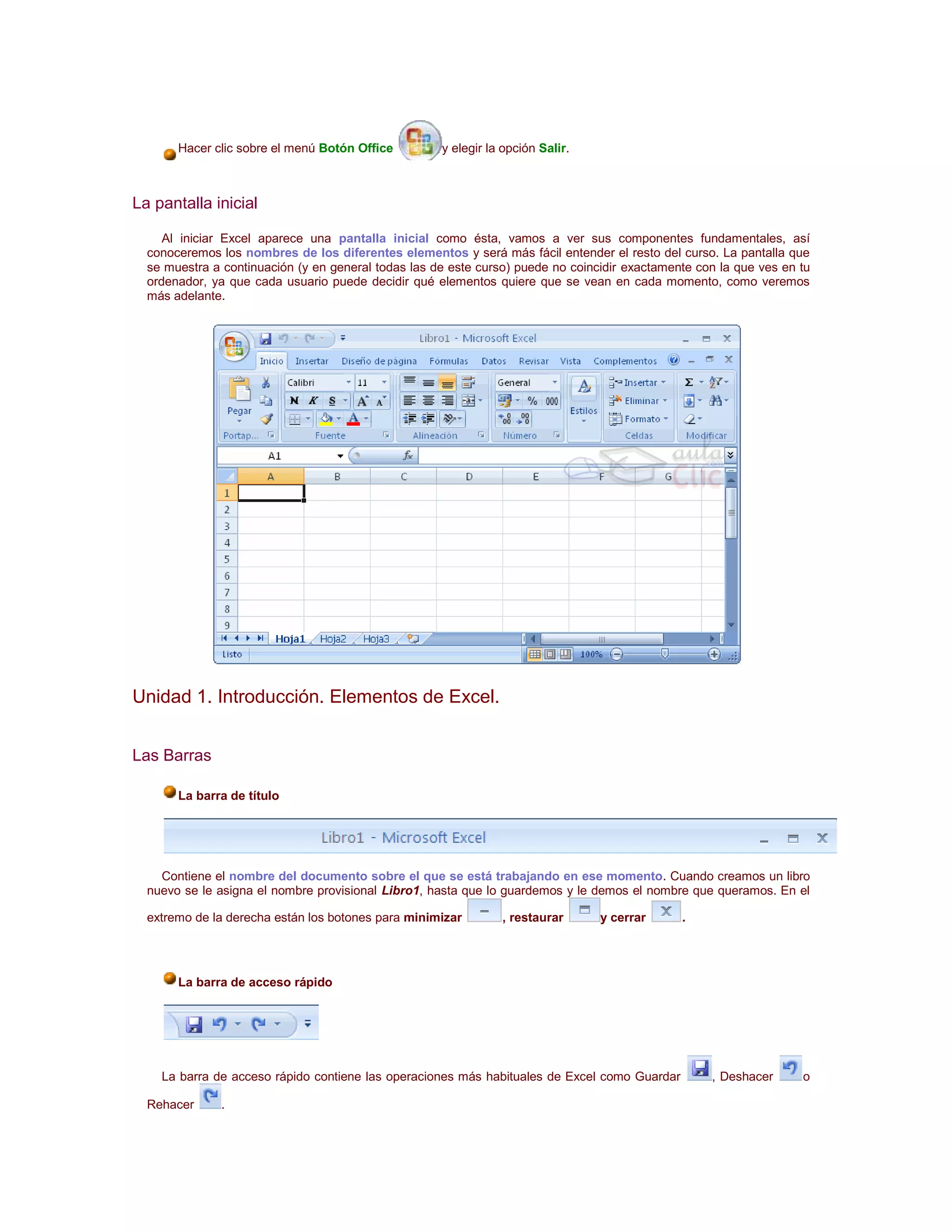 Tutorial de excel 2007