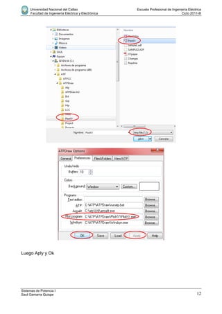 Tutorial de instalacion del programa atp draw pdf | PDF