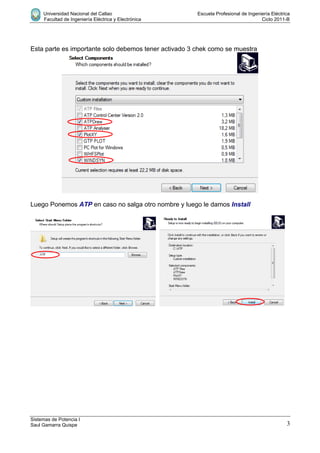 Tutorial de instalacion del programa atp draw pdf | PDF