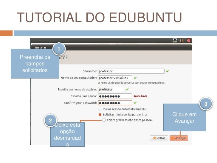 Tutorial de instalação edubuntu        Tutorial de instalação edubuntu
