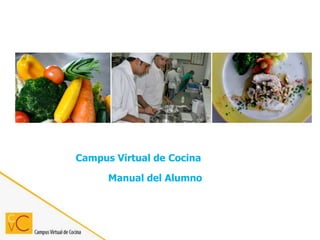 Campus Virtual de Cocina

      Manual del Alumno
 