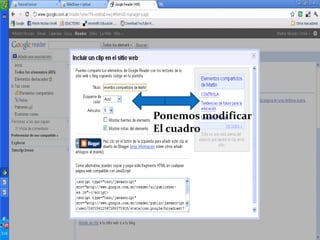 Ponemos modificarEl cuadro