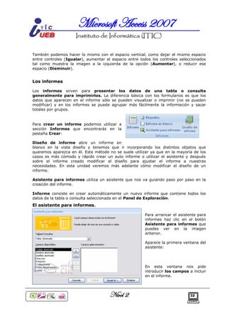 Tutorial de Microsoft ACCESS 2007 | PDF