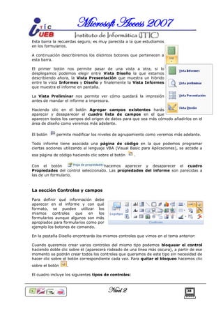 Tutorial de Microsoft ACCESS 2007 | PDF