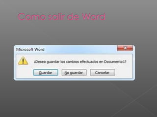 Tutorial de microsoft word tarin