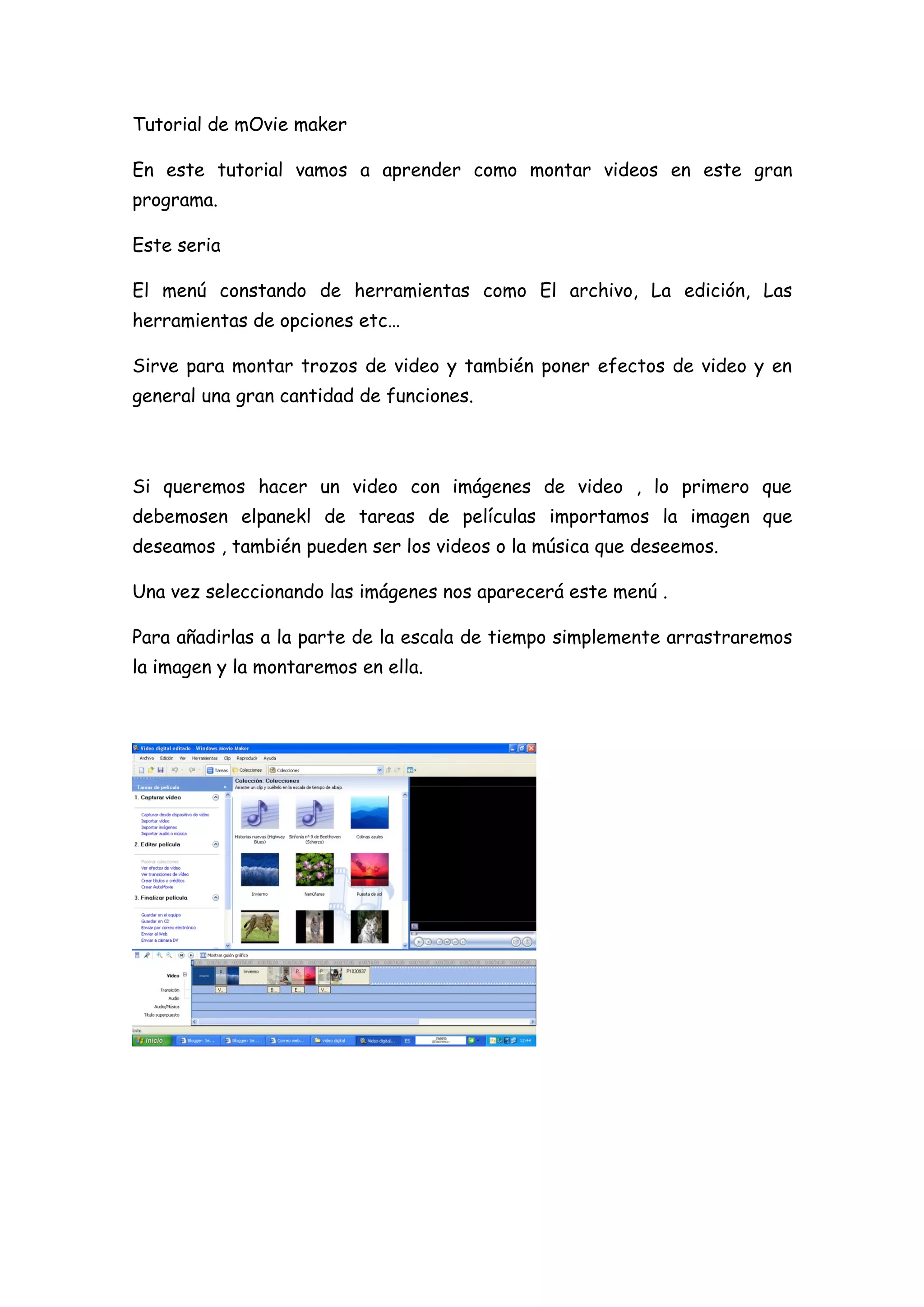 Tutorial De Movie Maker
