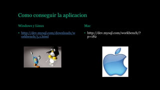 Tutorial de my sql workbench | PPTX