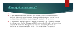 TUTORIAL DE MySQL WORKBENCH | PPTX