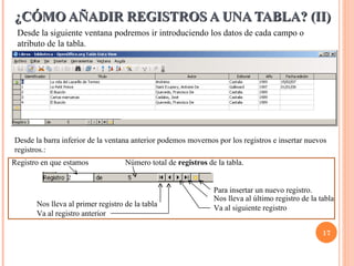 Tutorial de OpenOffice Base | PPT