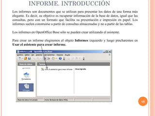 Tutorial de OpenOffice Base | PPT
