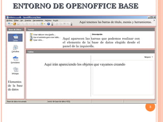 Tutorial de OpenOffice Base | PPT