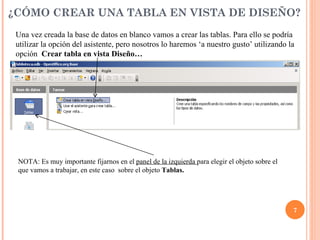 Tutorial de OpenOffice Base | PPT