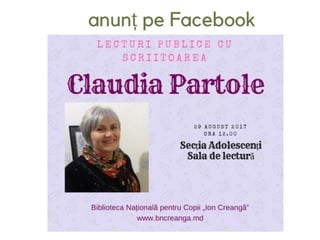 anunț pe Facebook
 