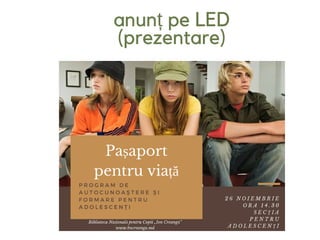 anunț pe LED
(prezentare)
 