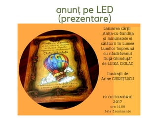 anunț pe LED
(prezentare)
 