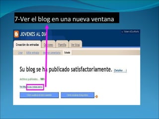 7-Ver el blog en una nueva ventana 