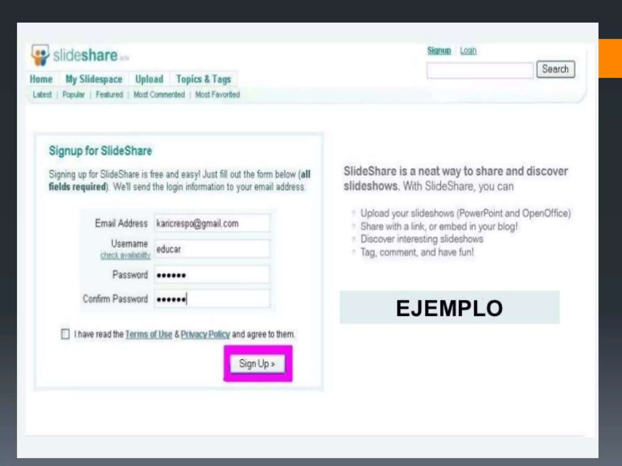 Tutorial de slideshare
