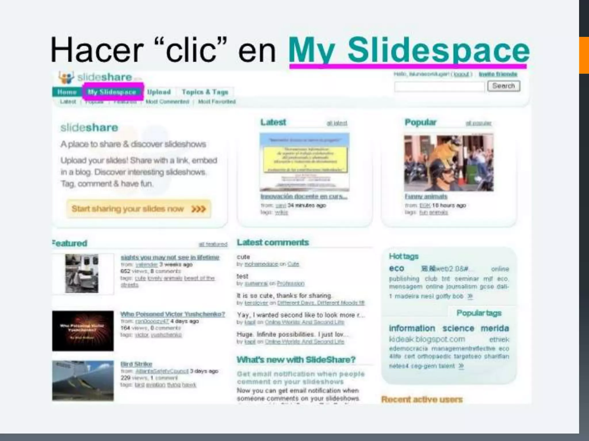 Tutorial de slideshare