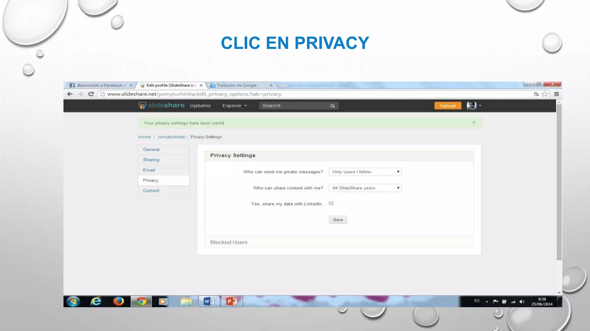 CLIC EN PRIVACY
 