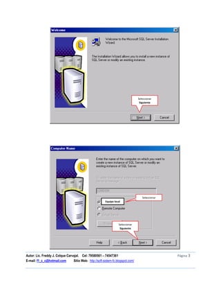 Tutorial de sql server 2000 | PDF