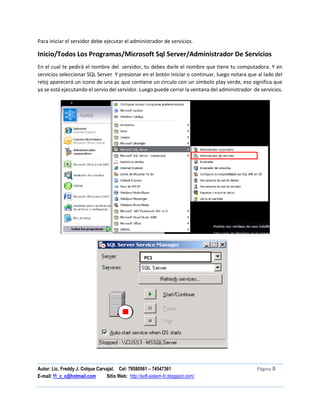 Tutorial de sql server 2000 | PDF