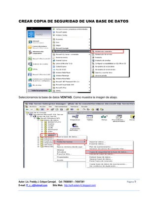 Tutorial de sql server 2000 | PDF