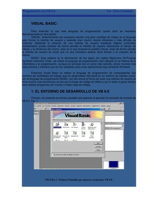 Tutorial de visual basic | DOC