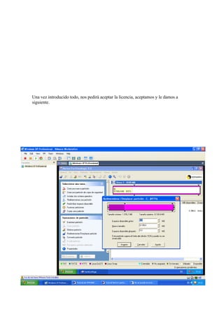 Una vez introducido todo, nos pedirá aceptar la licencia, aceptamos y le damos a
siguiente.
 