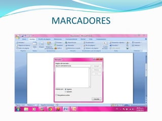 MARCADORES
 