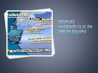 DESPUES HACEMOS CLIC EN CREAR EQUIPO