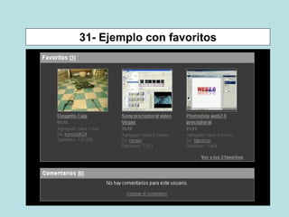 31- Ejemplo con favoritos
 